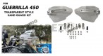 Fit For Royal Enfield Guerrilla 450 Transparent Style Hand Guard Kit - SPAREZO